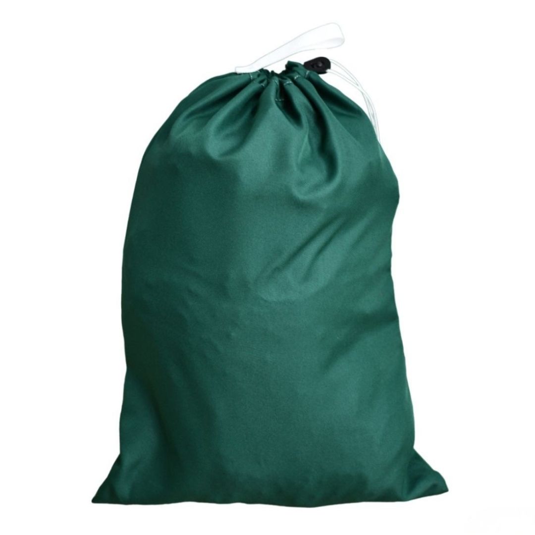 Bacteriostatic green medical laundry bag with carbon thread 90x75 cm