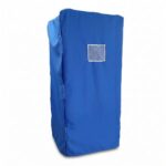 Blue outer cover for a transport trolley with a transparent window for documents – RTP Radom.