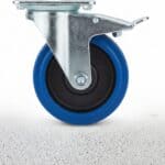 Swivel wheel with brake for laundry trolley – RTP Radom.