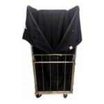 Laundry trolley with black cover for textile transport – RTP Radom.