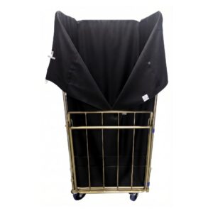 Laundry trolley with black cover for textile transport – RTP Radom.